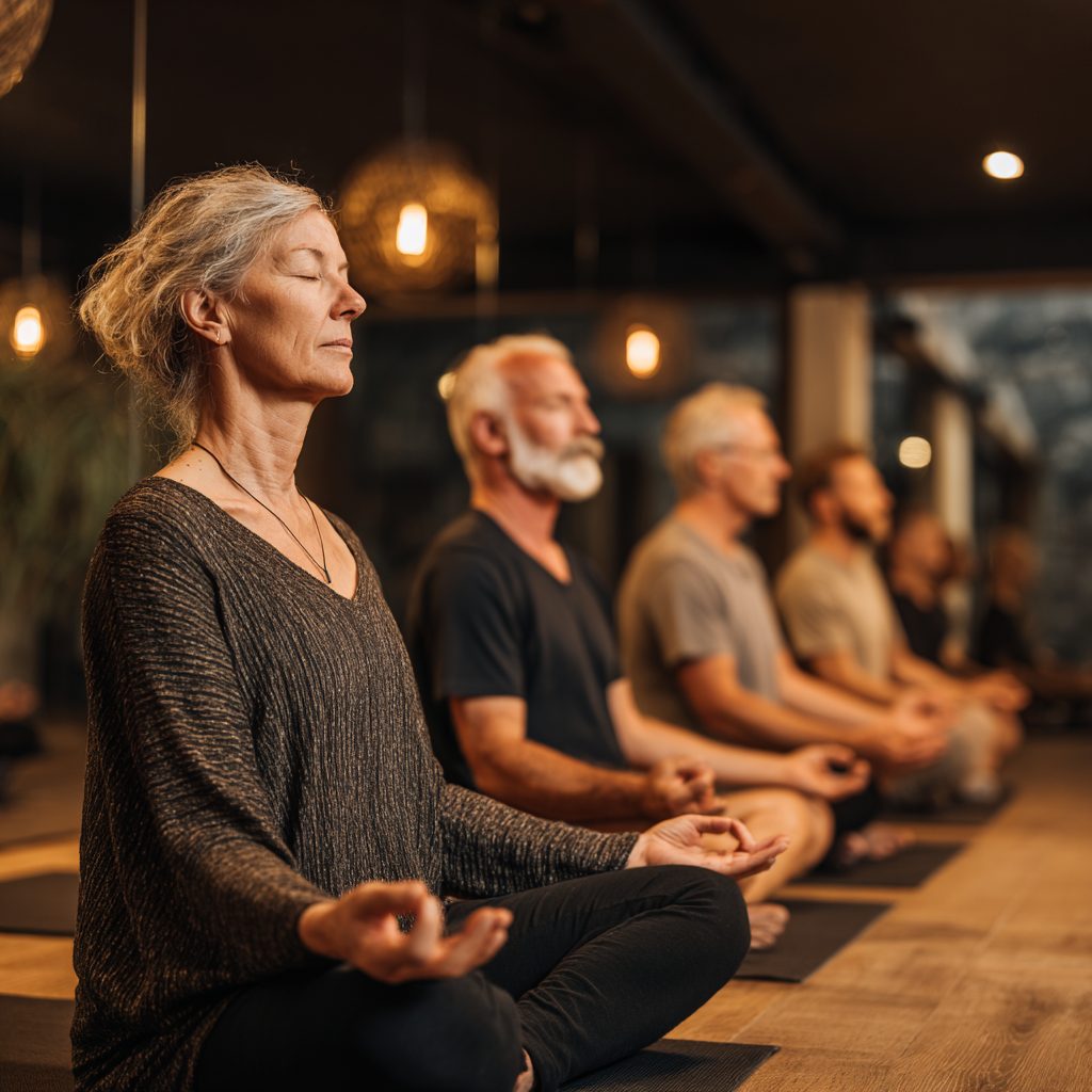 Jemná jóga v skupinovom prostredí